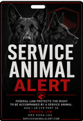Oregon Service Animal Access Lanyard + Card