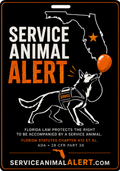 Florida Service Animal Access Lanyard + Card
