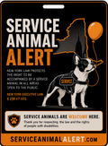 New York Service Animal Access Lanyard + Card