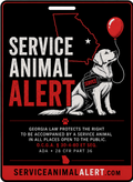 Georgia Service Animal Access Lanyard + Card
