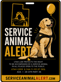 Utah Service Animal Access Card + Lanyard