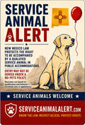 New Mexico Service Animal Access Card + Lanyard